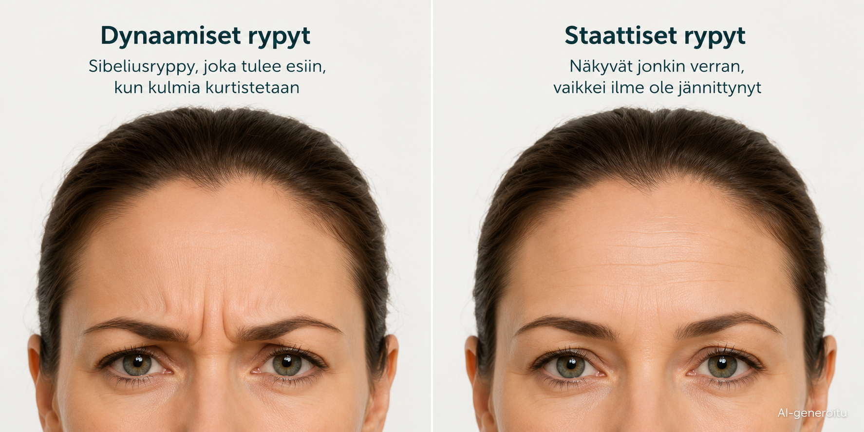 dynamic wrinkles and static wrinkles