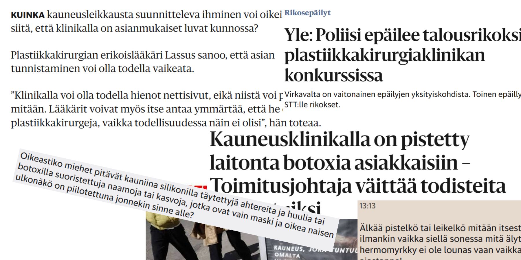 Pistoshoidot ja esteettisten hoitojen etiikka